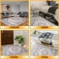 thumbnail image 4 of Noahas Washable Vintage Area Rug Bohemian Decorative Rug for Living Room, Bedroom, Kids Room, 8' x 10', Beige, 4 of 7