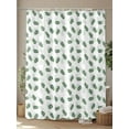 thumbnail image 4 of Fsddascl Botanical Leaf Shower Curtain Set - 72" x 78" Washable Bathtub Curtain with 12 Hooks, Green Plant Watercolor Spring Summer Waterproof Fabric Stall Shower Curtains for Bathroom/Bathtub, 4 of 6