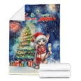 thumbnail image 2 of Merry Christmas and Happy New Year Santa Sphynx Holiday Xmas Winter 2025 Cozy Fleece Blanket Cat Lover Kitten Owner Gifts Idea Warm Soft Throw Blanket - 00024, 2 of 5