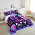 thumbnail image 4 of Juego de edredón para niñas, 2 piezas de ropa de cama con la silueta de una animadora., 4 of 6