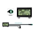 thumbnail image 4 of 1 Set LCD3 Ebike LCD Display Meter Compatibility with 24V 36V 48V Electric Bike Conversion Set Waterproof Connector, 4 of 8