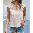 thumbnail image 5 of Blusas De Moda Camisa Sexy Cuello En V Elegantes, 5 of 5