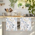 thumbnail image 4 of Blue Yellow Spring Floral Kitchen Towels Set of 4, Watercolor Botanical Flowers Absorbent Dish Towels for Kitchen, Microfiber Hand Towel, Quick Drying Tea Towel for Cleaning Decorative Dishcloths, 4 of 7