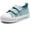 Washed Denim Blue, variant on Toddler Shoes Boys Girls Slip on Sneakers Cushioned Canvas Dress Shoes for Kids
