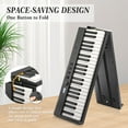 thumbnail image 1 of EDTara 88-Key Portable Electric Keyboard Piano Full Size Semi-Weighted Folding Digital Piano, 1 of 9