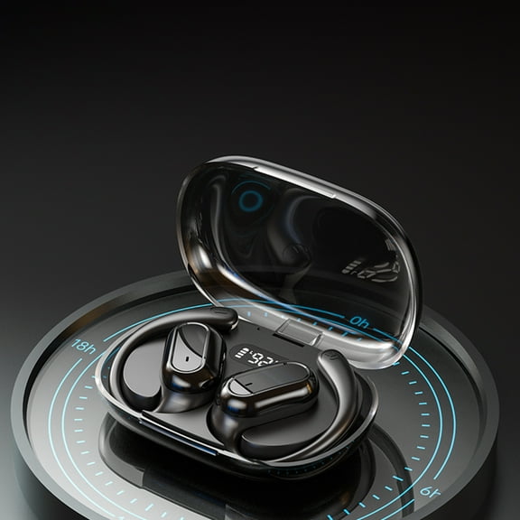 Wireless Earbuds Bluetooth 5.3 Ear Hanging Without Enter Ear Light-Weight Headphones Built-in Microphone IPX4 Immersive Premium Sound Headset With Charging Case