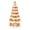 M-1pc, variant on Xinwanna Light Up Gingerbread House Christmas Tree, 3-Piece Resin Figurine Set with LED for Indoor Home Tabletop Holiday Decor