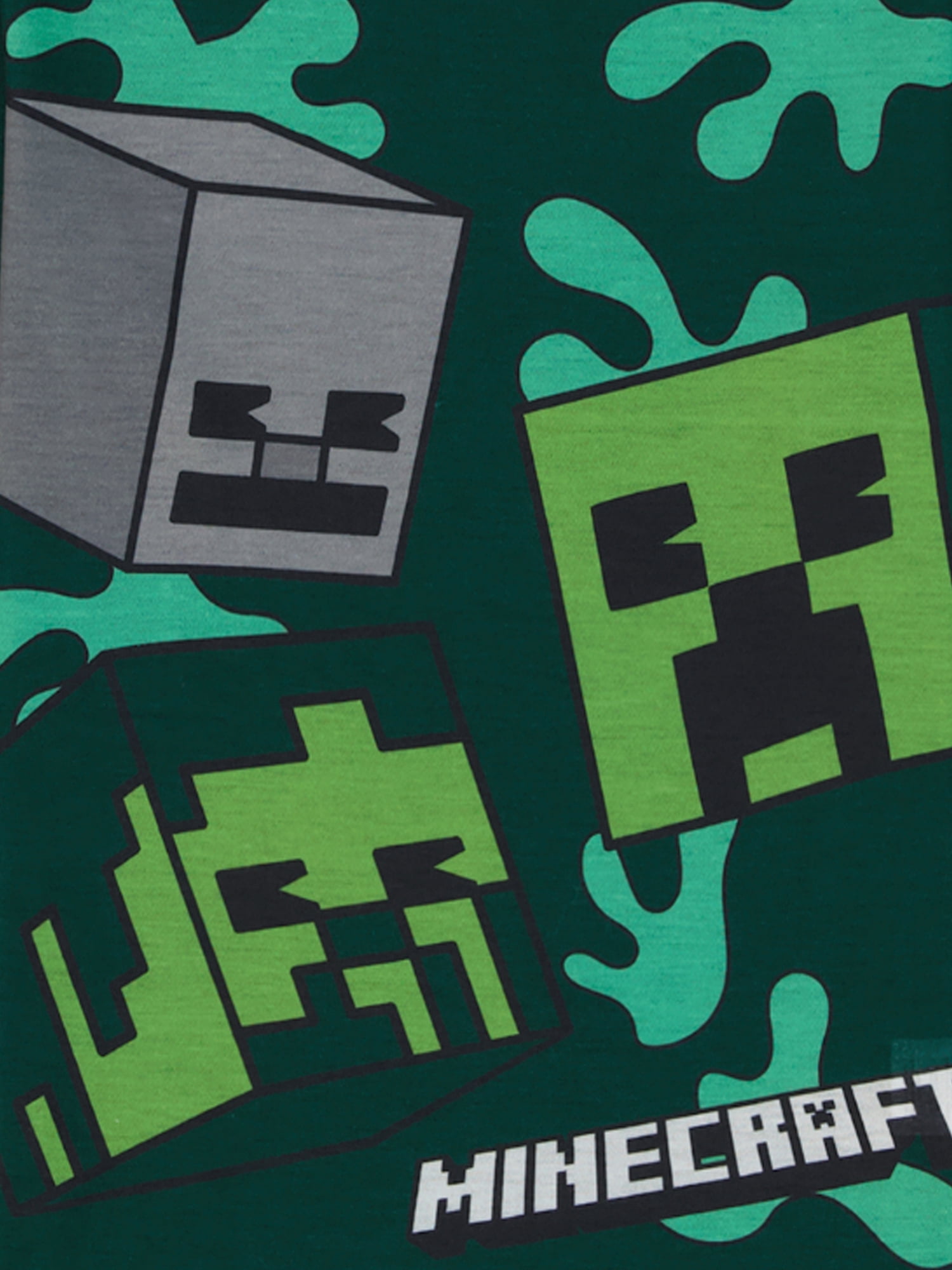 Minecraft Boys Long Sleeve Top and Pants Pajama Set, 2-Piece, Sizes 4-16