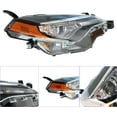 thumbnail image 5 of EPOTOOR LH & RH Headlight Headlamp Assembly Driver and Passenger Side 8111002M90, 81110-02M90 Replacement for 2017-2019 Corolla L, LE & LE Eco with Amber Corner, 5 of 6