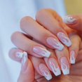 thumbnail image 1 of 24 Uds. De uñas postizas a presión con llamas, ataúd cuadrado, uñas postizas acrílicas, pegamento de fuego en las uñas para mujeres y niñas, salón de manicura Diy, 1 of 4