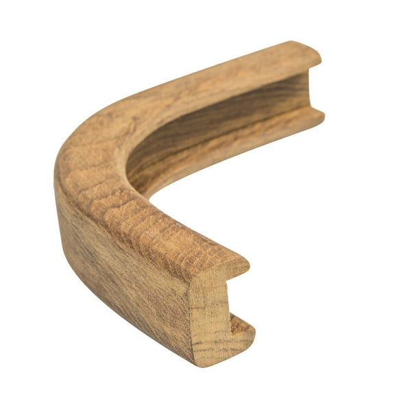 Whitecap 60823 Teak Bulkhead Molding - Outside Corner, 1/2" Track