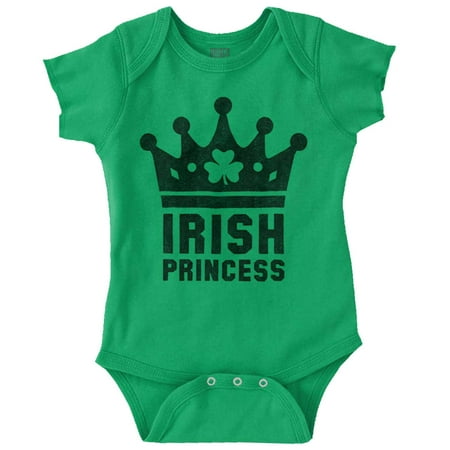 

St Patricks Day Irish Princess Bodysuit Jumper Girls Infant Baby Brisco Brands 18M