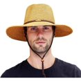 thumbnail image 1 of Mens Straw Round Up Cowboy Hat, 1 of 5