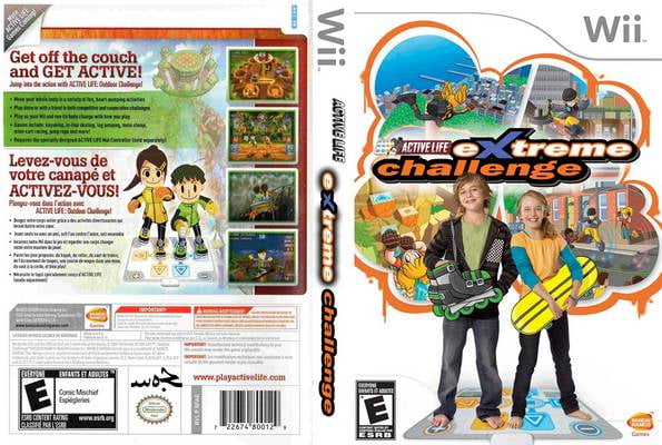 New Namco Active Life Extreme Challenge Outdoor Challenge Game/Mat Bundle Sports Game Wii 