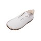 thumbnail image 2 of Zapatos casuales de punta redonda con suela blanda y tacón plano con cordones de color sólido para mujer, zapatos individuales Wmkox8yii  FOPL1920, 2 of 7