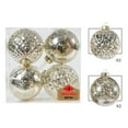 thumbnail image 2 of Qocolhg 4PC Christmas Balls, Electroplated Balls, Christmas Tree Decorations, Hanging Ornaments Decorations, Festive Atmosphere, And Christmas Balls Decor Clearance, 2 of 3