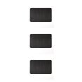thumbnail image 1 of Justharion Imitation Wood Grain Table Mat Thickened PU Leather Pad Placemat Bowl Insulation For Dining Table Kitchen Black 3Set, 1 of 6
