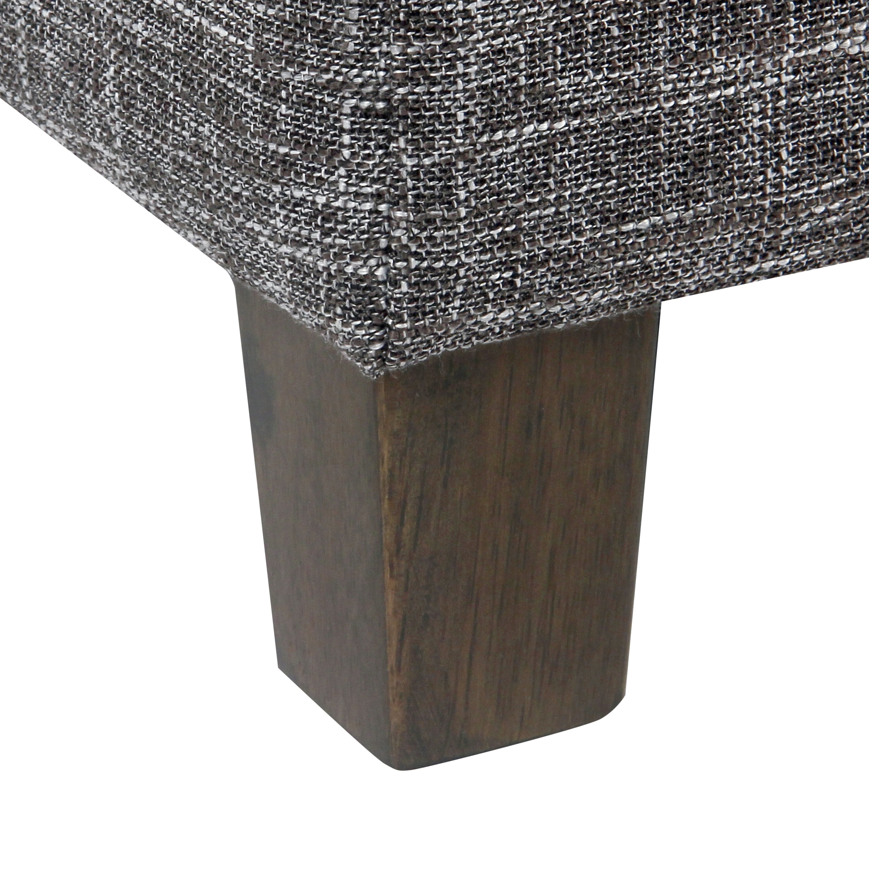 HomePop Square Ottoman with Lift Off Top, Multiple Colors