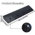 thumbnail image 2 of IAJXWI Rubber Curb Ramp, Driveway Ramp for Curb, 39.3" x 9.8" x 1.97" Heavy Duty Rubber Ramp for Forklifts, Trucks, Buses, Cars, Wheelchairs, Bikes, 2 of 6