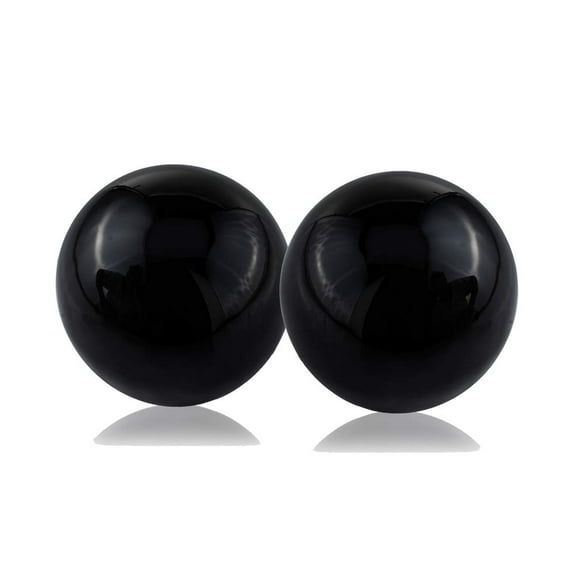 Modern Day Accents Bola Negra Black Sphere/3" D - Set of 2