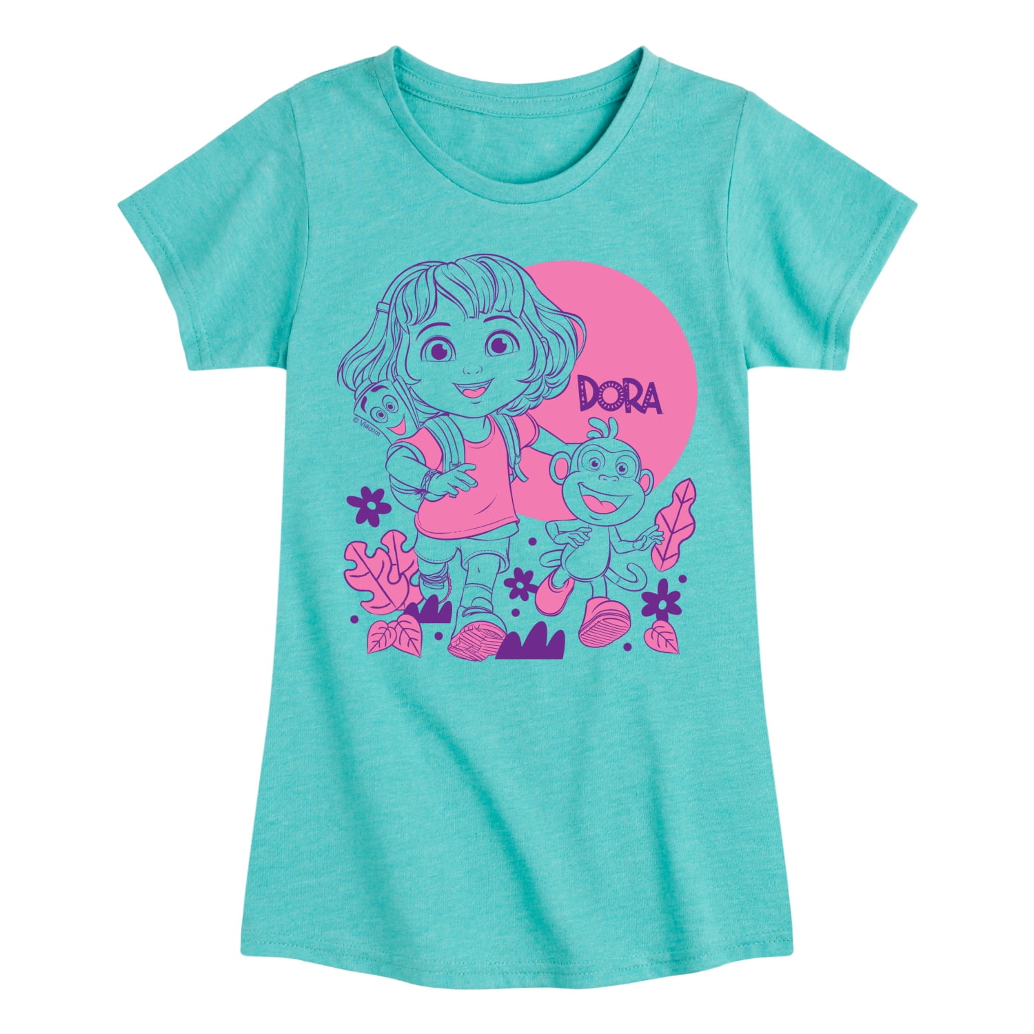 Girl's Dora the Explorer Yum Yum Delicioso Graphic Tee Purple