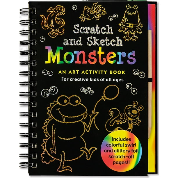 Scratch and Sketch Monsters An Art Activity Book for Creative Kids of All Ages (Other