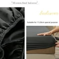 thumbnail image 4 of Drap-housse en Coton - Drap-Housse Simple à Poche Profonde - Convient au Matelas - un Drap-Housse Seulement, 4 of 6
