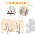 thumbnail image 2 of Cheese Press for Cheese Making 16 in - Cheesemaking Kit with Wooden Cheese Press and 2 Cheese Molds 1.2 L - Сheese Press for Home Cheese Making Metal Guides Pressure up to 50 Pounds, 2 of 8