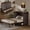 Coffee, variant on Queen Size Murphy Bed Cabinet with USB Charging Station, Vertical Foldaway Wall Bed with Drawers, Space Saving Hidden Bed Frame with Safety Lock, Anti-Tip Device, Coffee