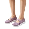 thumbnail image 4 of Willtoo Women’s Mary Jane Walking Shoes Breathable Mesh Casual Slip On Shoes Wide Width Comfort Shoes Lightweight Non Slip Work Orthopedic Shoes for Women, 4 of 4