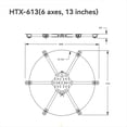 thumbnail image 3 of Kit de de Hexacóptero para Dron Cuadricóptero FPV Mejorado Brazo Desmontable Pesado para un Rendimiento Mejorado 13 Pulgadas, 3 of 5