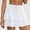 White, variant on Women's Athletic Skort High Waisted Tennis Skirt with Built-in Shorts Double Layer Pleats Workout Summer Casual Sports Wear