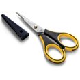thumbnail image 1 of WWS-Precision Craft Scissors - Stainless Steel Paper Crafting Scissors with Safety Cap - Ultra Sharp Blades & Non-Slip TPR Handles - Adult & Kid Scrapbooking Scissors for Home, Office, School, 1 of 4
