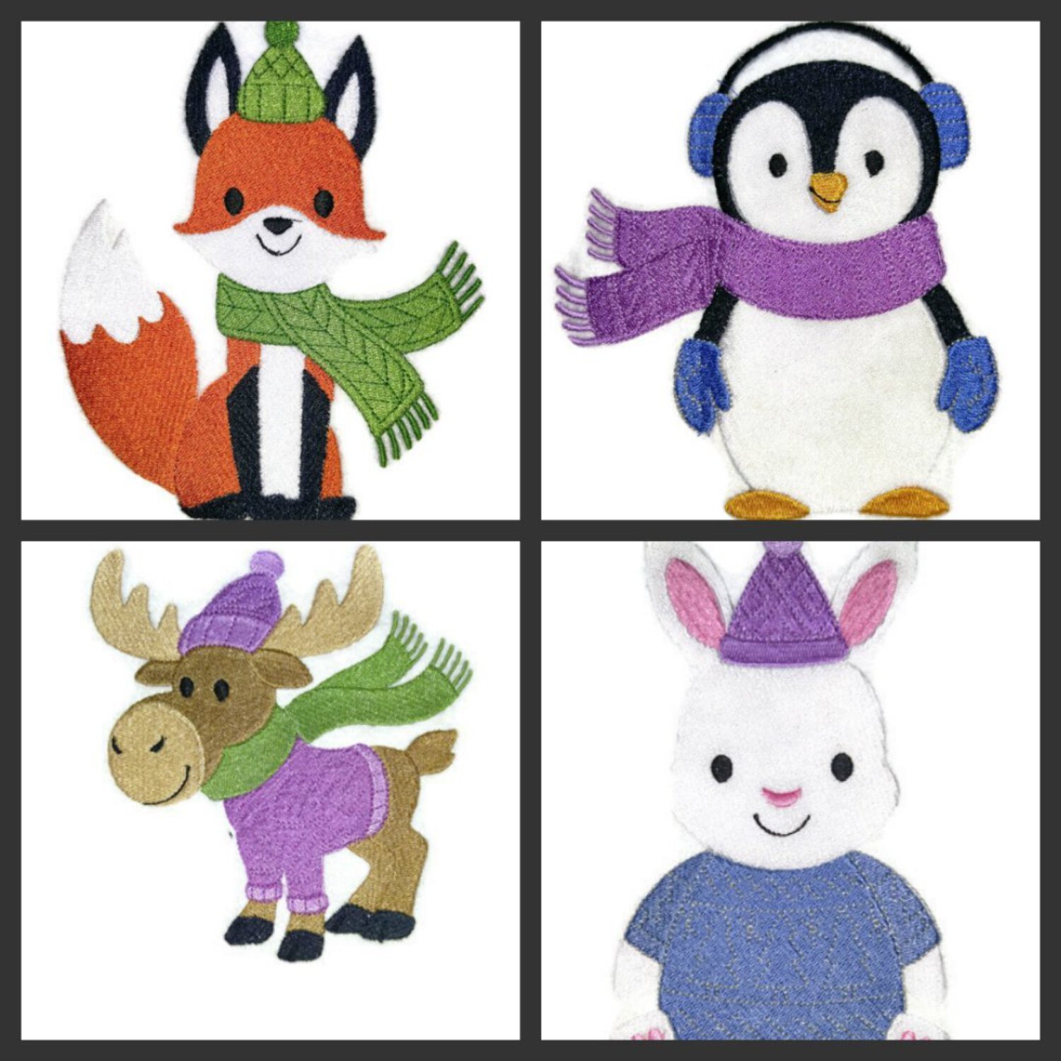 Baby Animal Kingdom [Squirrel] Embroidered Iron on/Sew patch [4.3" X 3.24"]