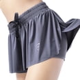 thumbnail image 2 of Culottes Irfora Pantalones cortos de entrenamiento 2 en 1 para mujer Pantalones cortos atléticos casuales para correr Gimnasio Yoga Tenis Entrenamiento Falda deportiva Pantalones cortos Irfora Culottes, 2 of 7