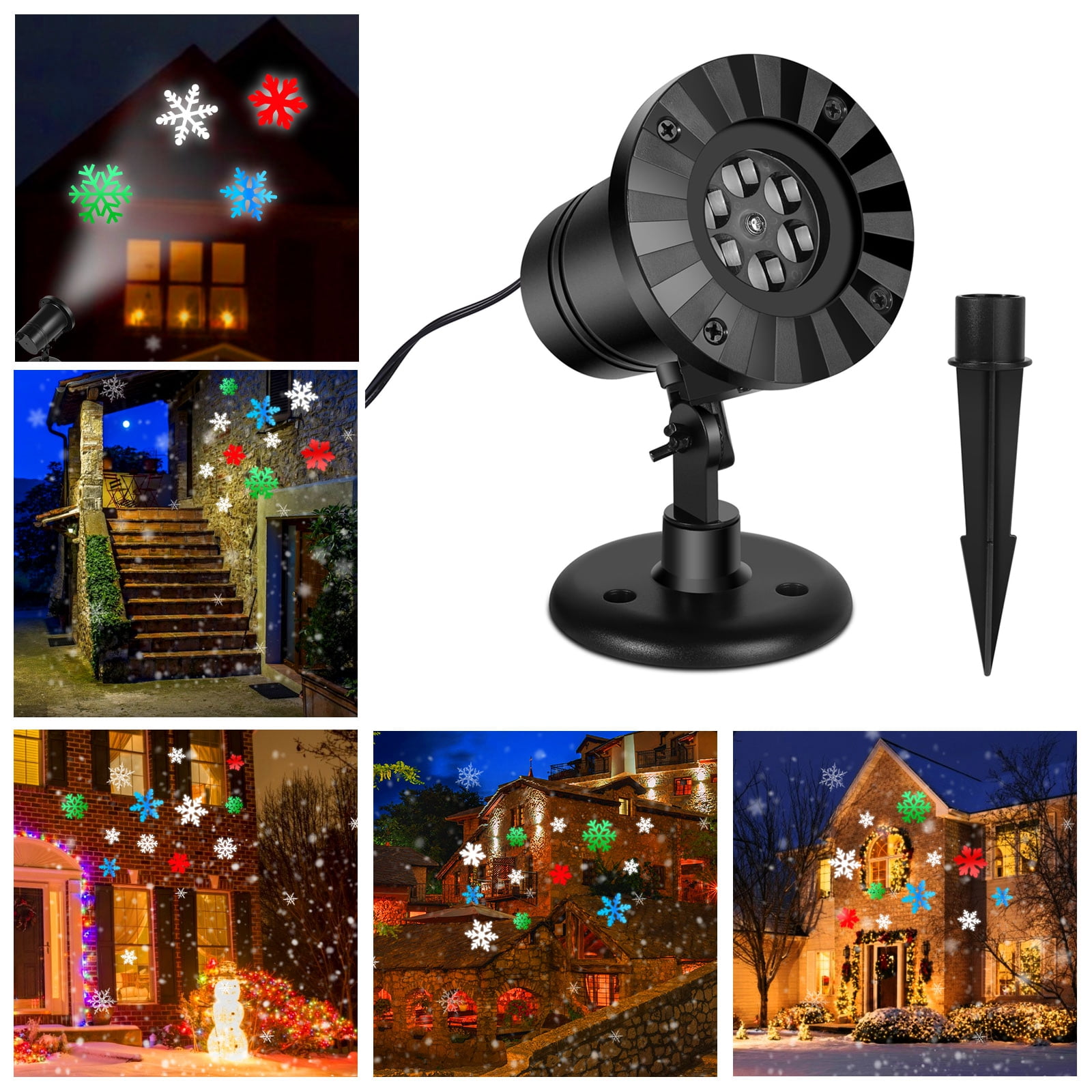 Details about   ！12 Patterns ！Christmas Light Projector LED Laser Outdoor Landscape Xmas Lamp 
