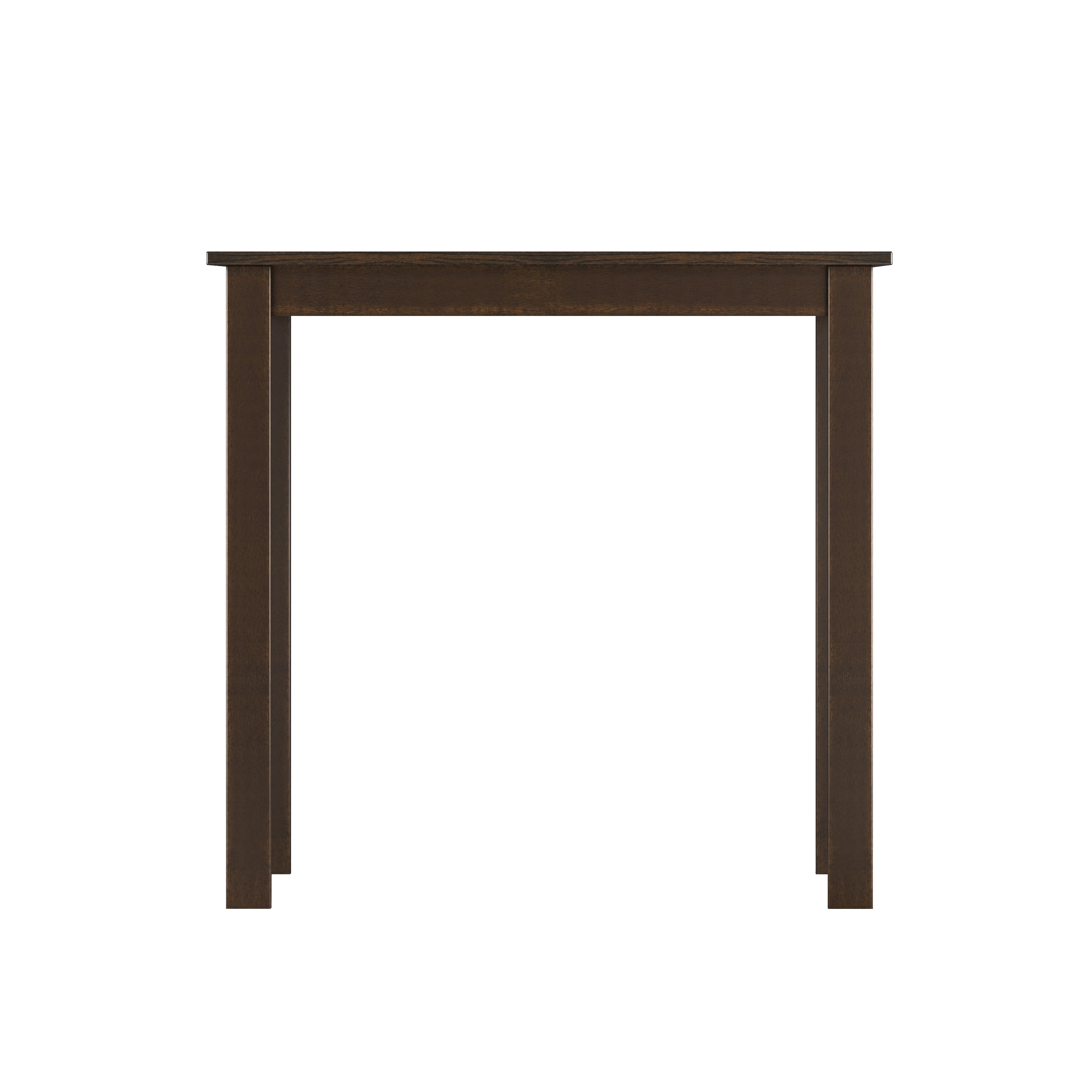 Mainstays Eastwood 5 Piece Wooden Dining Set, Dark Brown