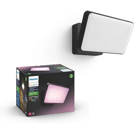 

YAAN Discover Outdoor White & Color Ambiance Smart Floodlight (Hue Hub Required Smart Light Works with Alexa Apple Homekit and Google Assistant)