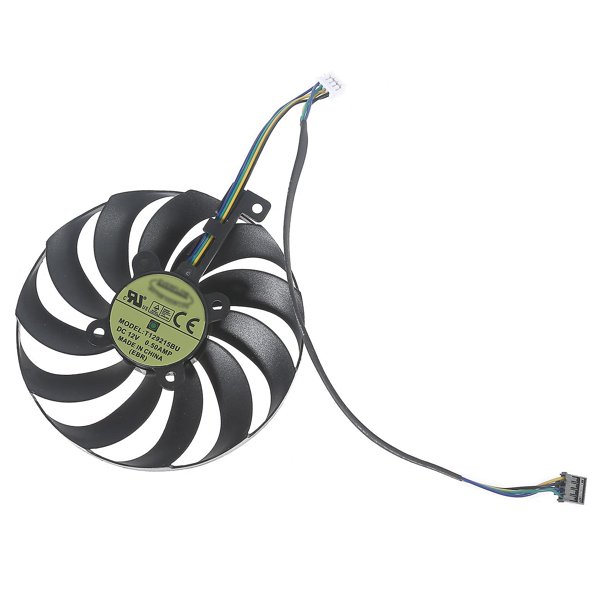 C T129215su Enfriador de tarjeta gráfica Vga Fan 4pin 12v 0.5a para Asus Rx5600xt 5700