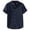 Dark Blue, variant on 2025 Summer New Men's Solid Color Standing Collar Shirt Short Sleeved, Fashionable for Work & Leisure