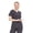 PEWTER, variant on HEAL+WEAR Women's V-Neck Multi-Pocket Scrub Top Soft Stretch Fabric Surgical Uniforms Doctor Nursing