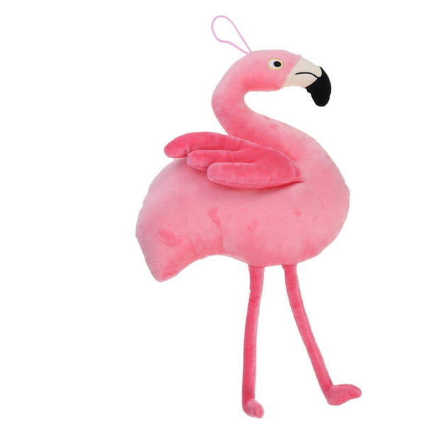 Peluche de flamenco, juguete de peluche esponjoso, regalo para niñas, 40 cm (ojos abiertos)