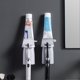 thumbnail image 2 of Juego de soporte para dispensador de pasta de dientes, exprimidor de pasta de dientes fácil de usar para encimera de baño, gris, 2 of 5
