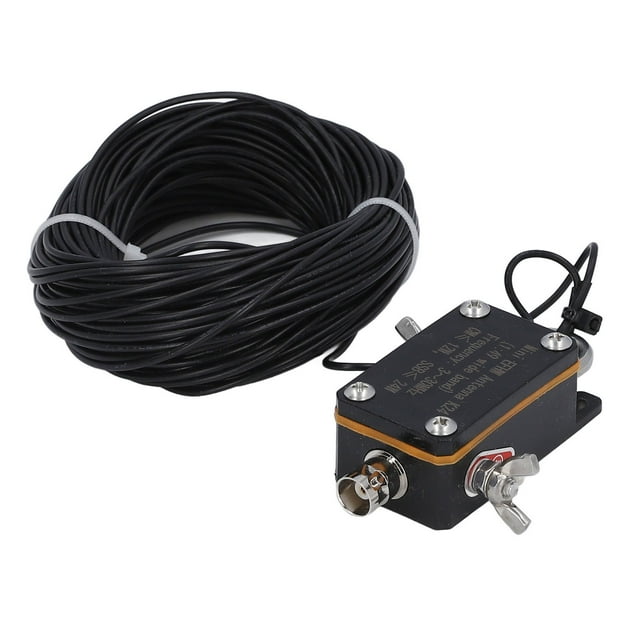 Demi-antenne à Alimentation par Extrémité, Compacte 1:49 Balun Large Application Mini-Antenne EFHW pour la Radiodiffusion
