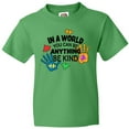 thumbnail image 3 of Inktastic In a World You Can Be Anything Be Kind Autism Awareness Youth T-Shirt, 3 of 5