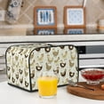 thumbnail image 6 of Picia Chicken Cartoon Print 4 Slice Toaster Cover , Toaster Protector Dustproof Kitchen Appliance Cover, Kitchen Appliance Dustproof Protector, 6 of 7