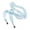 A_ Light Blue, variant on Women’s Thin Lace Neck Wrap Tiny Minimal Pendant Trim Soft Silky Fabric For Park Strolls White