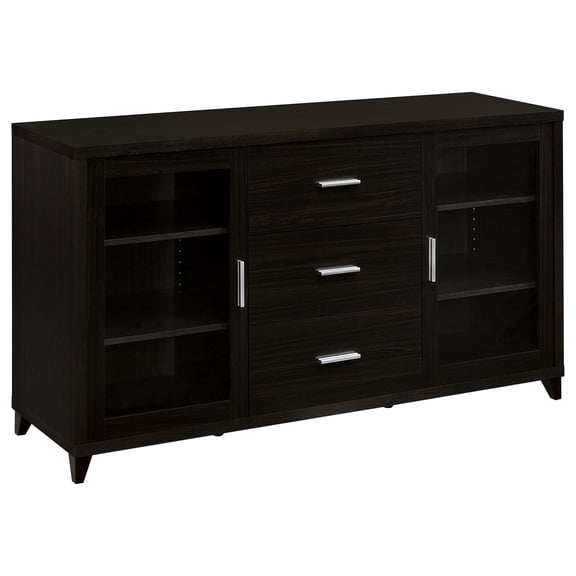 Coaster Lewes 2-Door Engineered Wood 60-inch TV Stand, Cappuccino