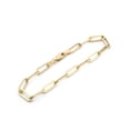 thumbnail image 2 of Pulsera Clip 4 mm 18.5 cm oro sólido 10k, 2 of 3