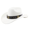 thumbnail image 1 of Western Style Cowboy Hat Curved Brim Ideal For Outdoor Adventure Travel Riding And Everyday Use, 1 of 3